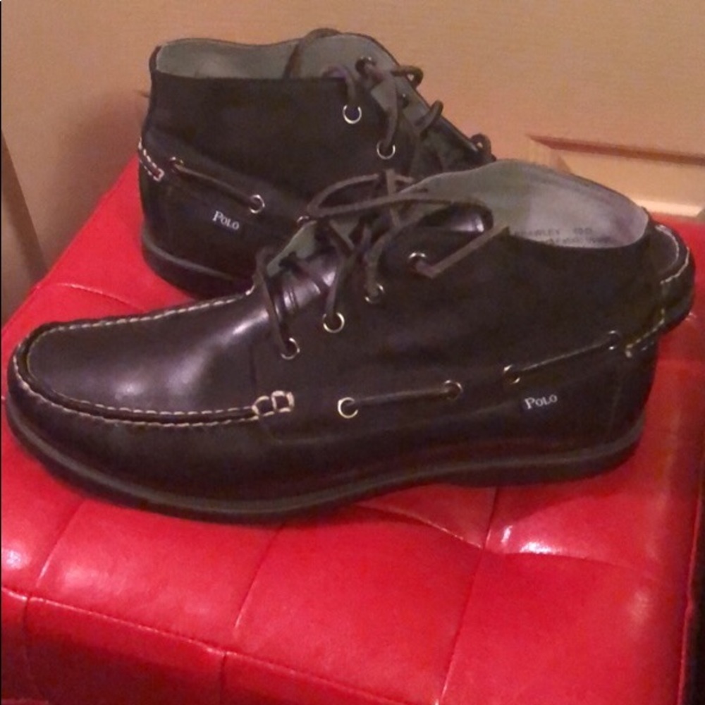 Men polo boots size 10